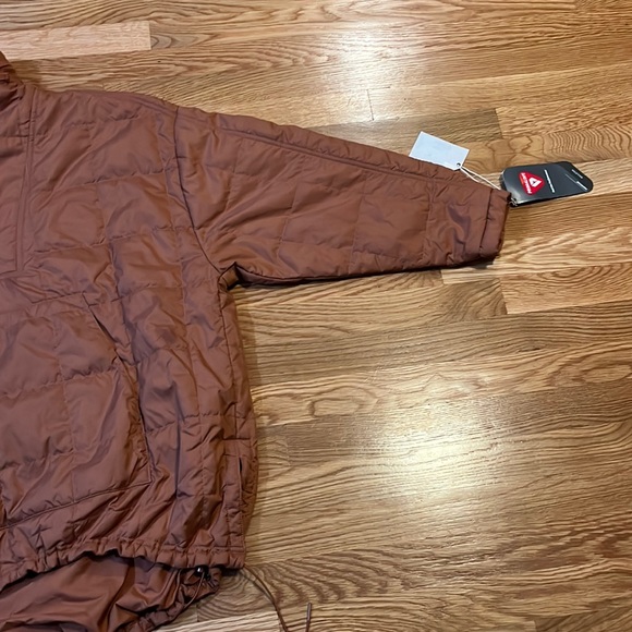 NWT Free People FP Movement Riley Recycled Popover Packable Puffer Hoodie Large - Picture 7 of 16